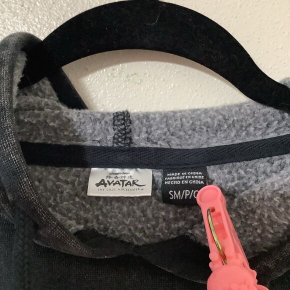 Avatar the Last Airbender Acid Wash Grunge Emo Scene Graphic Nostalgia Hoodie SM - Picture 11 of 12